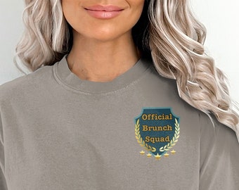 Brunch Squad Graphic Tee, Comfy Cotton T-Shirt