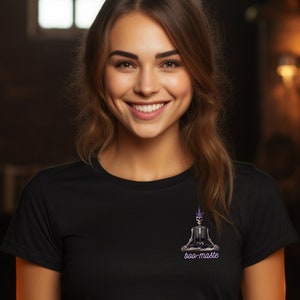 Halloween-sweater met skelet Namaste, retro yogashirt