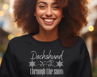 Dachshund Through The Snow Shirt, Doxie Lover Gift