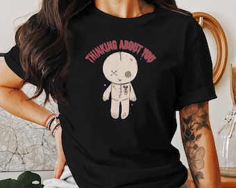 Thinking About You Voodoo Doll Shirt, Witch, Pagan, Breakup Gift