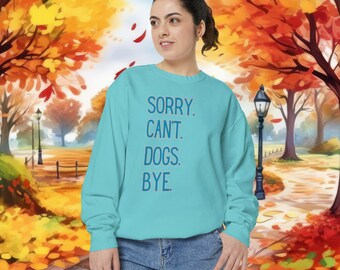 Sudadera Dog Lover Comfort Colors, Comfort Colors Vintage, sudadera de alta calidad, sudadera estilo streetwear estético de gran tamaño