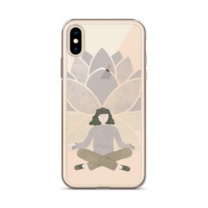 iPhone Case yoga, lotus phone case, inspirational phone case, yoga iPhone Case, Self Love, Yoga Gift, Gift For Her