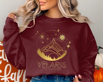 Velaris Sweatshirt, Night Court, City of Starlight, Fantasy Literature