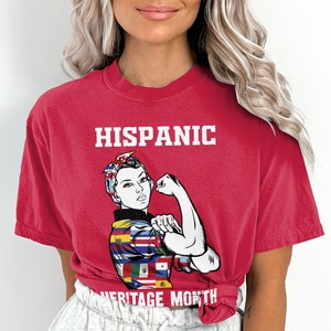Hispanic Monat des Erben T-Shirt, Vintage Geschenk