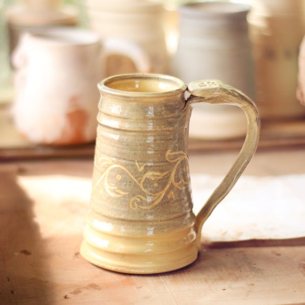 Traditional Stoneware Mug Handmade in England