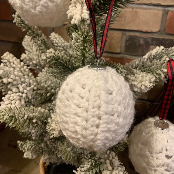 Hand knitted Christmas ornaments