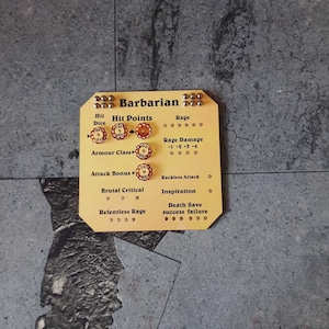 Karakter Tracker Barbarian