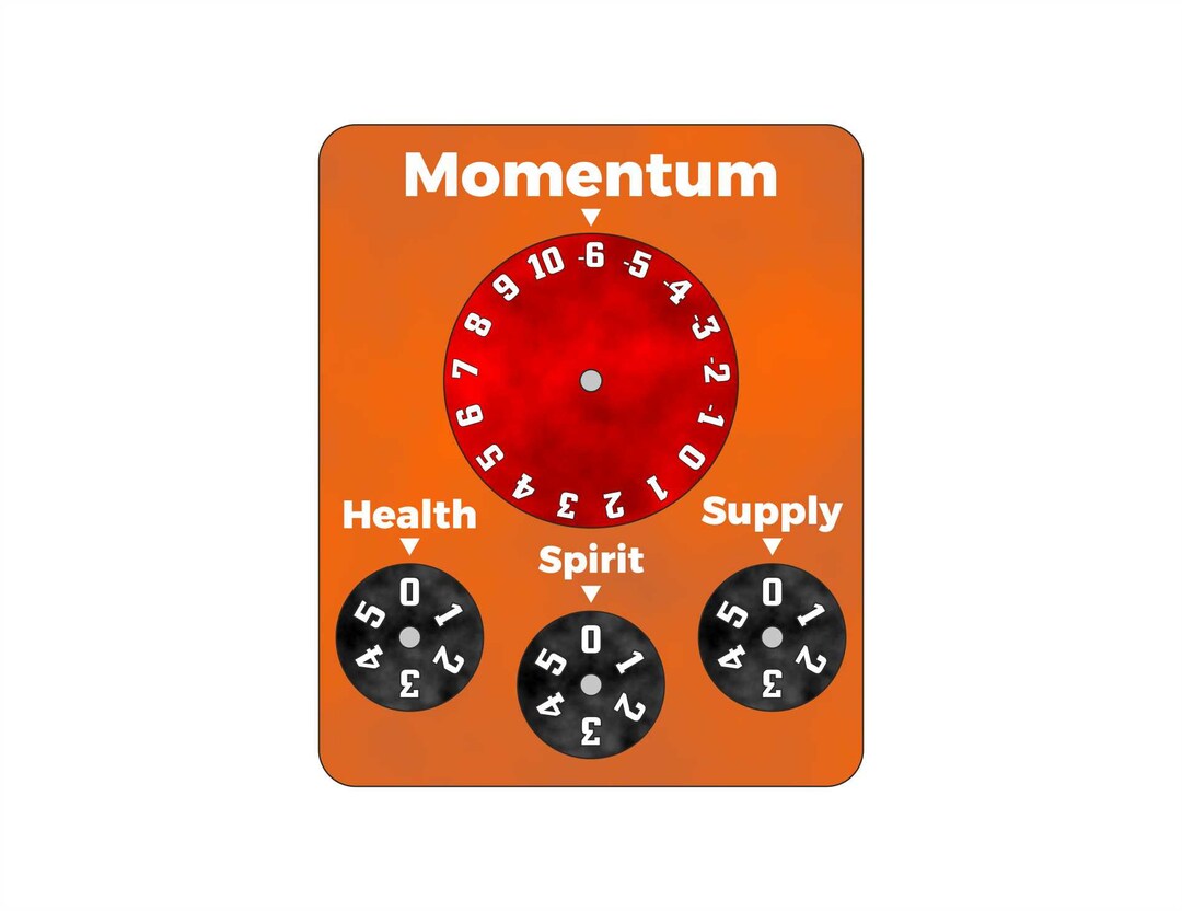 Ironsworn Momentum Tracker Etsy UK