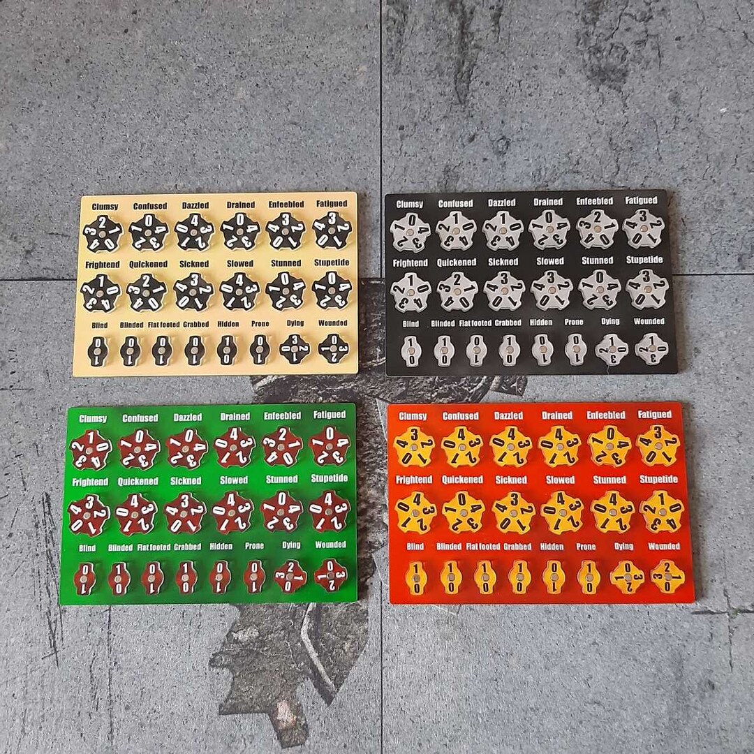 Pathfinder Status Tracker Etsy