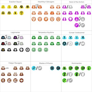 Faction Tokens KT3 [UP 29.05] - Etsy