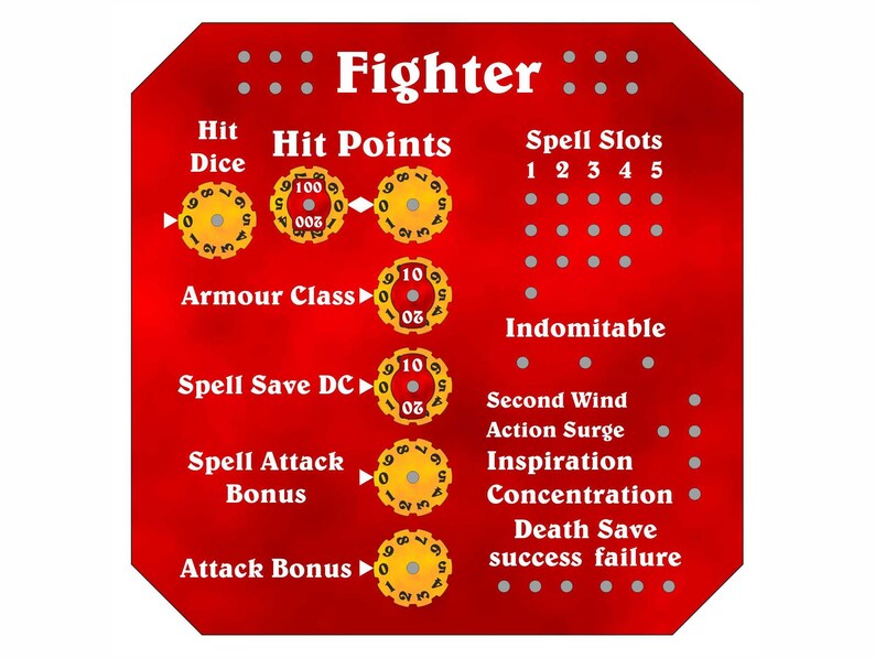 Character Tracker Fighter - Etsy