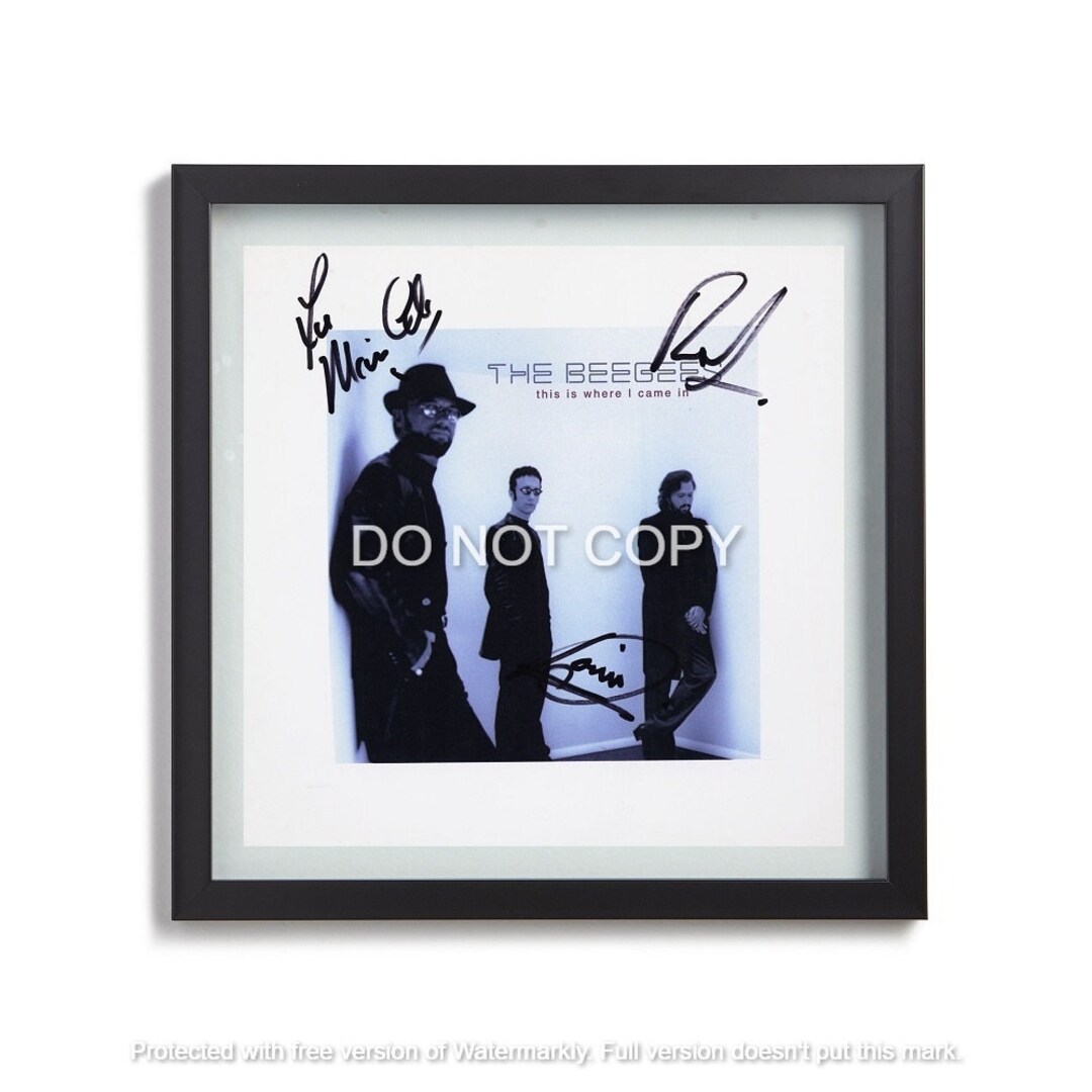 Bee Gees Signed This is Where I Came in Album Autographed Vinyl Record LP  Replica Christmas Gift birthday Gift anniversary Gift valentine - Etsy