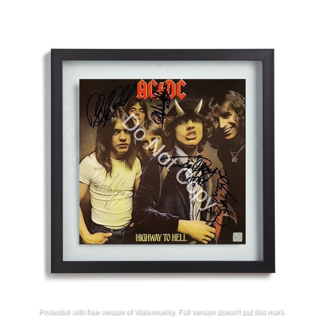 ACDC Signed Highway to Hell Album Ac/dc Autographed Album Etsy ACDC Signed Highway to Hell Album Ac/dc Autographed Album Etsy