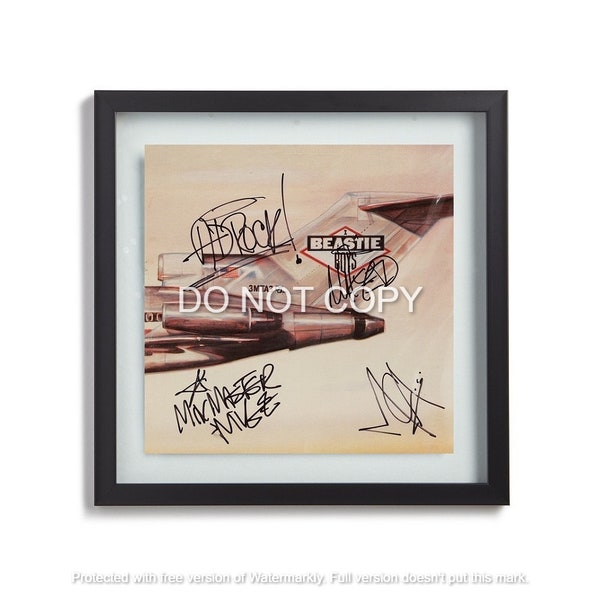 Beastie Boys signed Licensed to Ill Album Autographed Vinyl Record LP Replica Christmas Gift / Birthday Gift / Anniversary Gift /Valentine