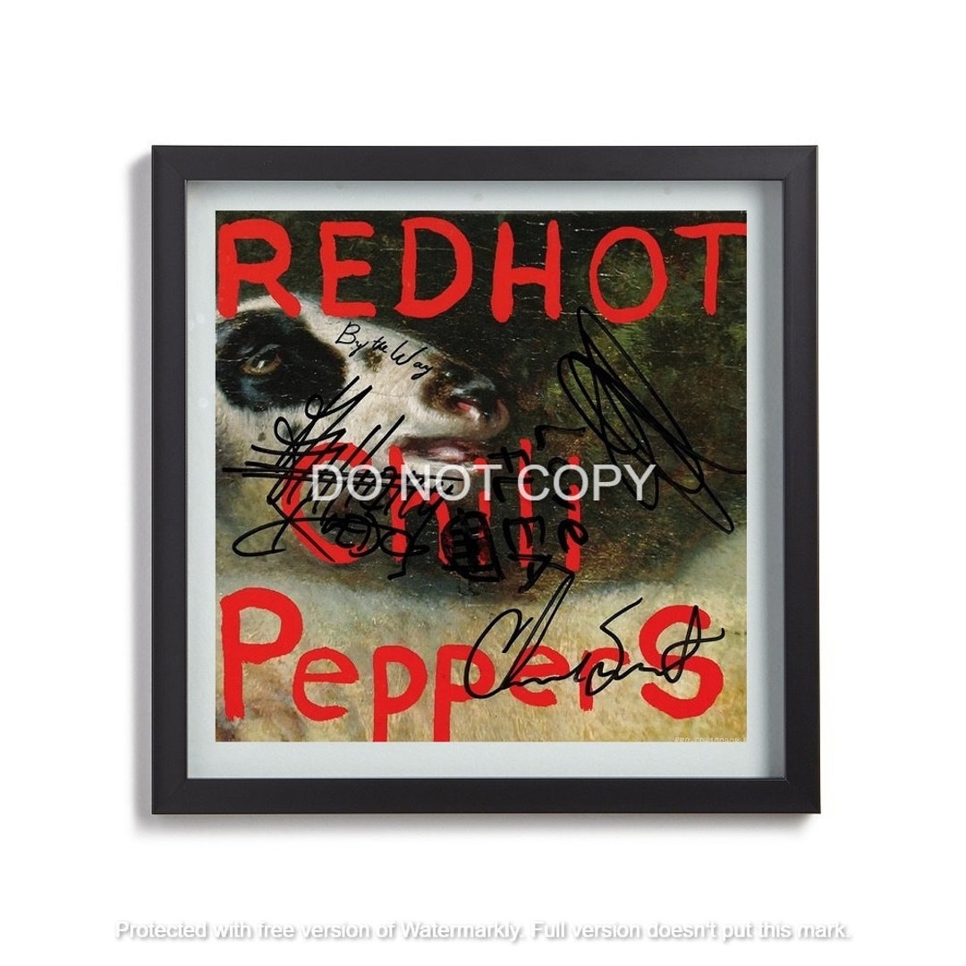 Red Hot Chili Peppers Signed by the Way Album Autographed Etsy