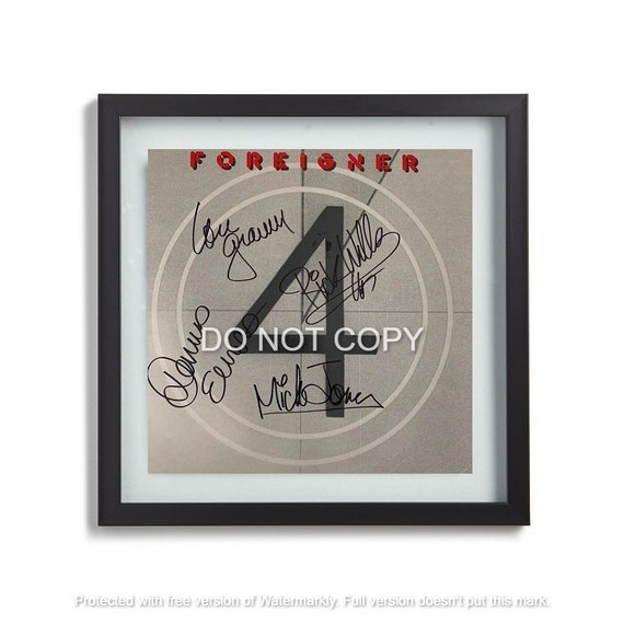 Foreigner Band Signed 4 Album Autographed Vinyl Record LP - Etsy