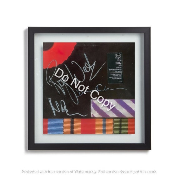 Pink Floyd Signed the Final Cut Album Autographed Vinyl Record LP
