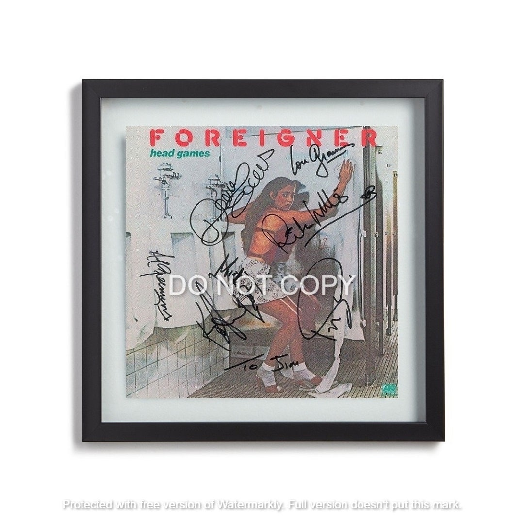 Foreigner Band Signed Head Games Album Autographed Vinyl Record LP