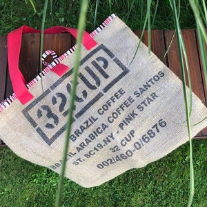 juta handmade bags from coffee bags