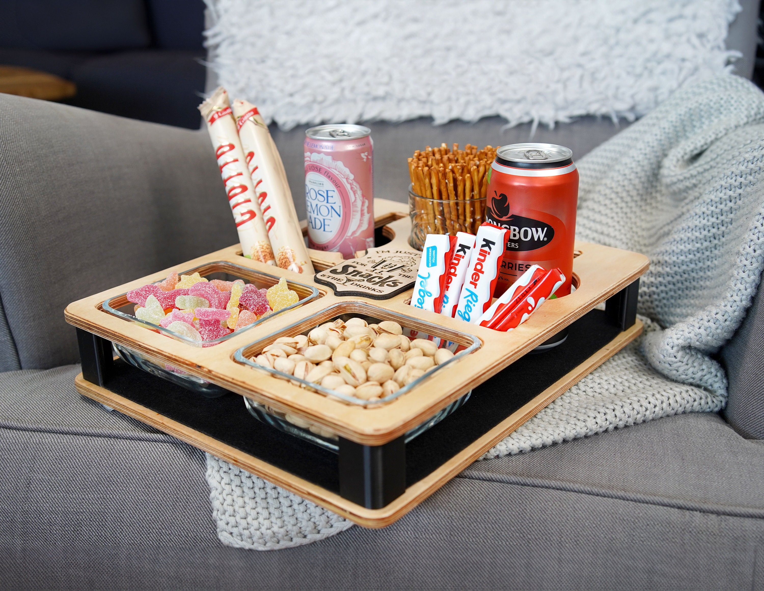 EXPRESS Couchbar Maxi Snack Bar Couch Butler Snack Box Etsy