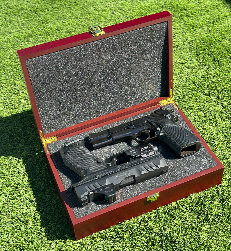 Wood Gun Box Personalized image 4