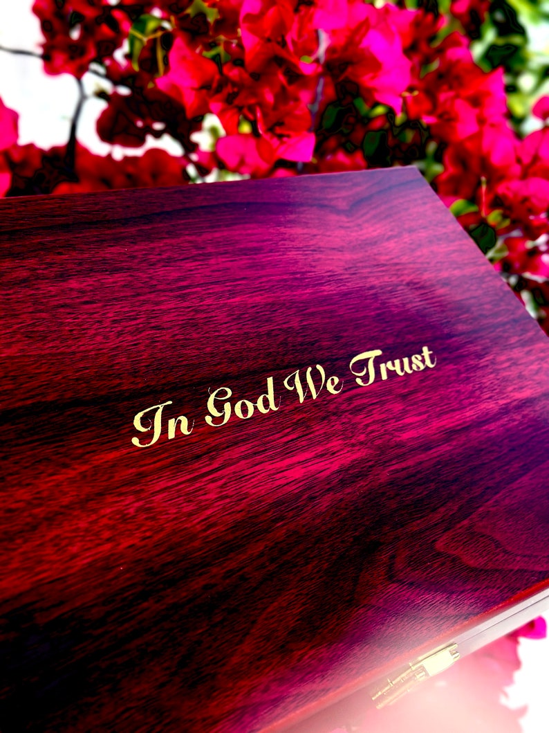 Wood Gun Box Personalized image 9