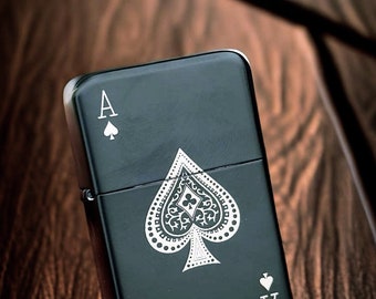 Ace of Spades Lighter: Personalized Poker Gift