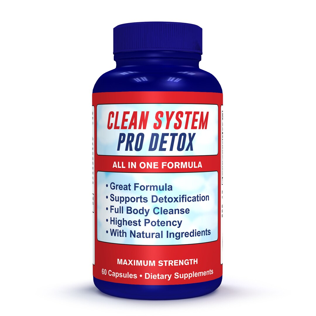 Full Body Detox Herbs Lymphatic System Cleanse Toxins Clean System PRO