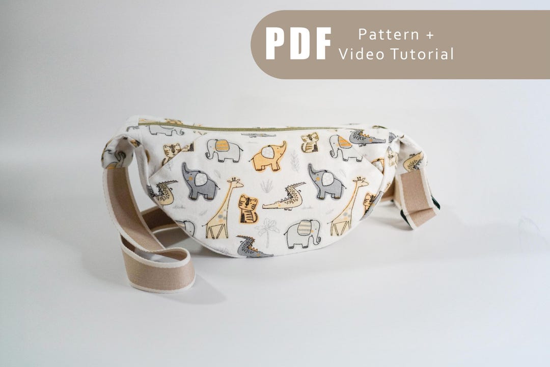 Half Moon Shoulder Bag Sewing Pattern | PDF Sewing Pattern ...