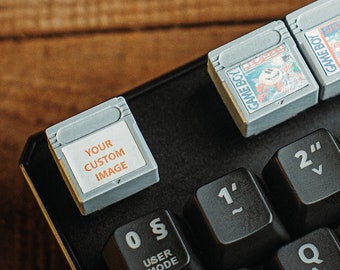 Custom Gameboy Cartridge Artisan Keycap For Mechanical Gaming Keyboards with MX Cherry , Kailh , Gateron , Razer Switches