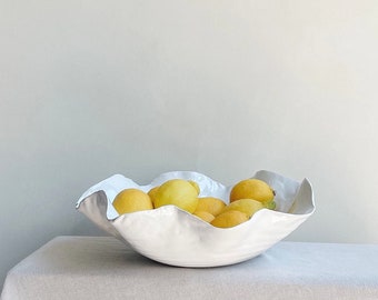 Large Waved Bowl