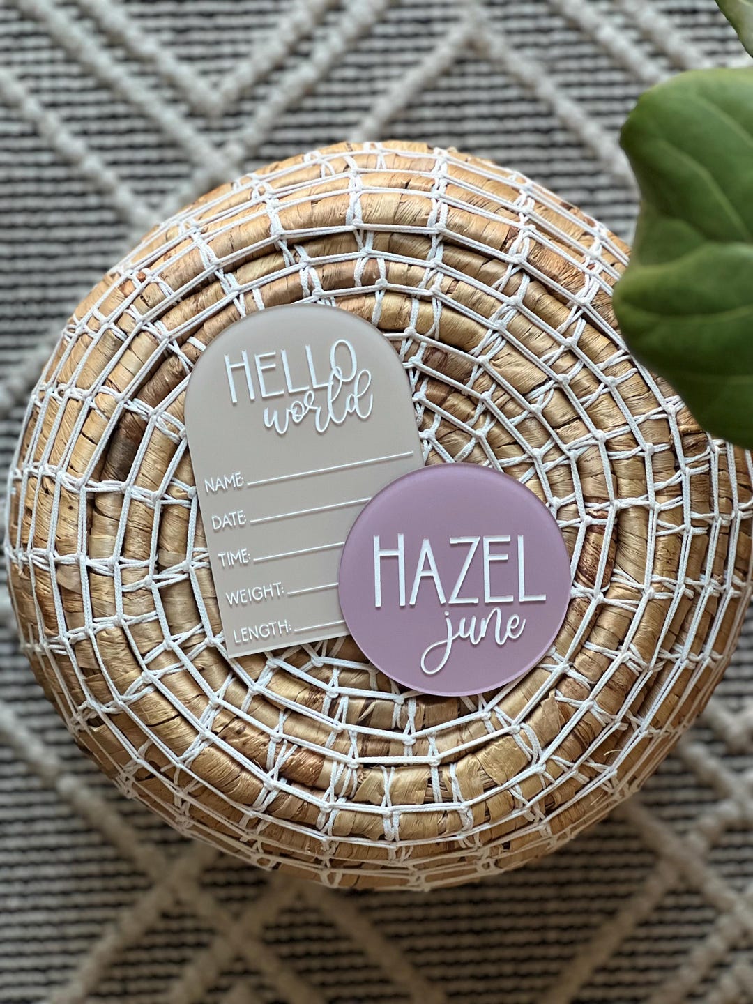 Personalized Baby Stat Sign, Acrylic Hospital Birth Stat Sign, Hello ...