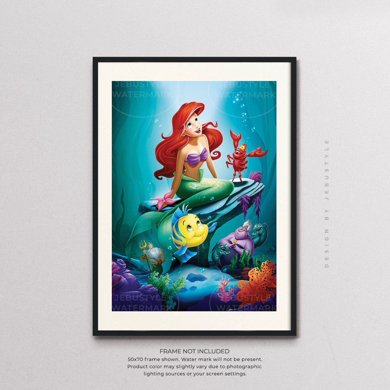 The Little Mermaid Disney Movie Poster