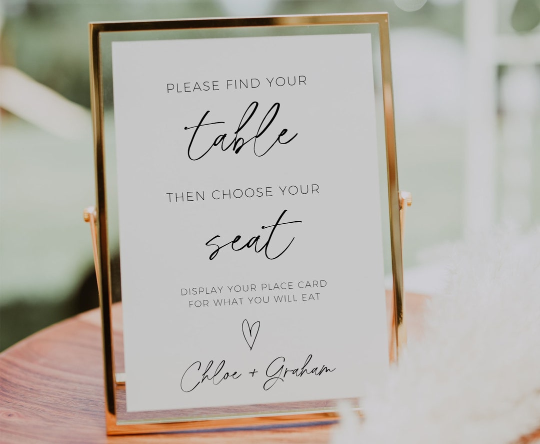 find-your-seat-sign-printable-wedding-seating-sign-minimalist-place-card-sign-wedding-decor-for-table-centerpiece-editable-template-etsy