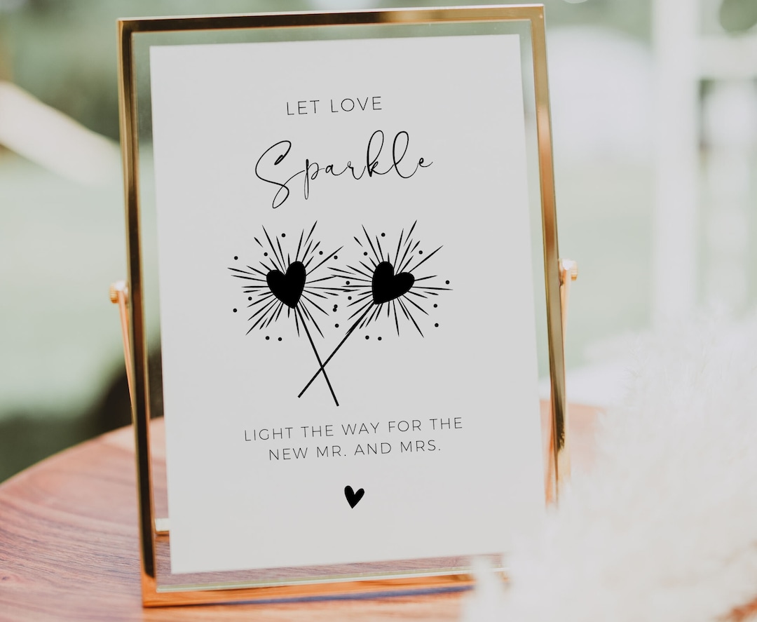 sparkler-send-off-sign-template-modern-minimalist-let-love-sparkle-sign-unique-wedding-send-off-ideas-boho-wedding-sign-light-the-way-etsy