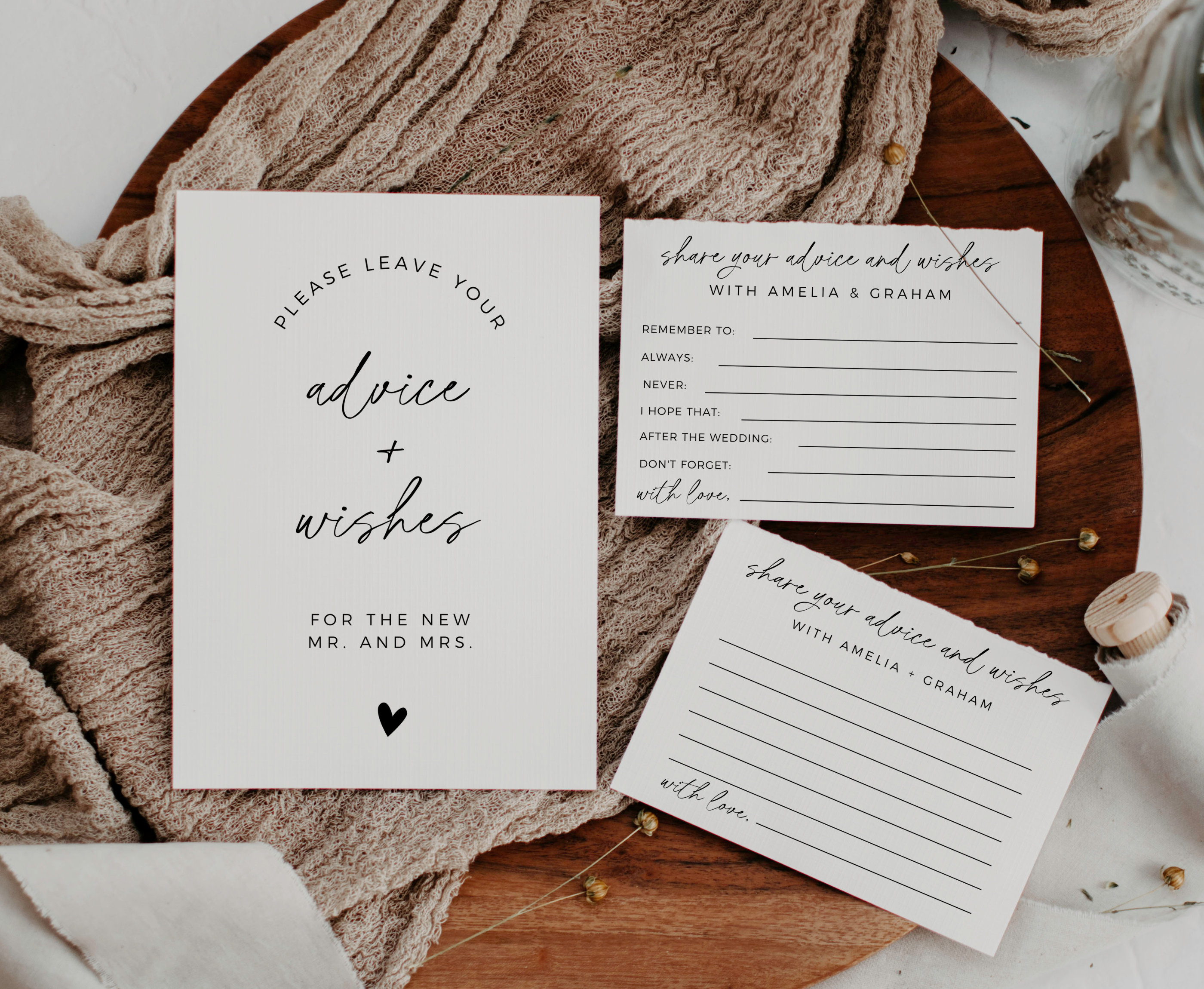 Wedding Advice Cards, Advice for the Bride, Wedding Advice Box Cards, Advice  and Wishes, Bridal Shower Sign Template, Wedding Shower Game - Etsy, image size:2800x2300