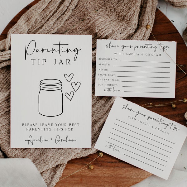 Baby Advice Cards Etsy