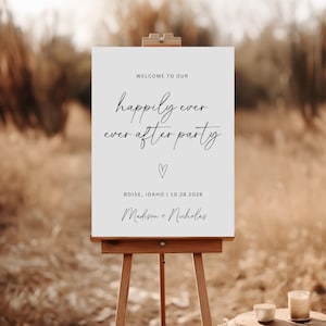 ShuanQ Gartenflagge Für Hochzeit – 'Welcome To Our Happily Ever After', Doppelseitig, 31,8 X 45,7 Cm, Jute – Perfekte Outdoor-Deko