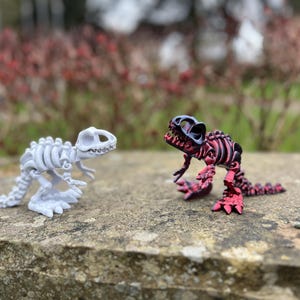 Skeleton T-Rex Dinosaur Articulated Fidget Toy | 3D Printed Toy