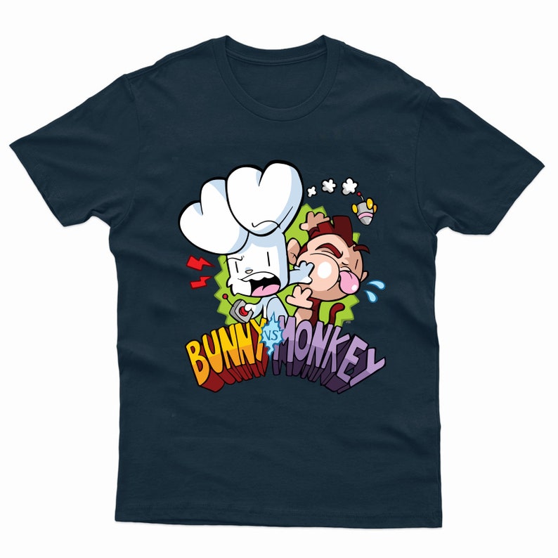 Bunny Vs Monkey T Shirt Book Day Cartoon Children Kids Boys Book Story School Event Teacher Gift Book Tee Top image 5
