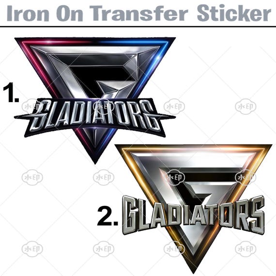 Gladiator DTF Iron On Heat Transfer Sticker For T-Shirt A4 A5 Ready to Press Gladiator 90's TV Show Games Battle DTF Transfer Tshirt Sticker