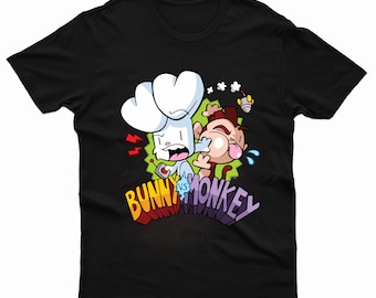 Bunny Vs Monkey T Shirt Book Day Cartoon Children Kids Boys Book