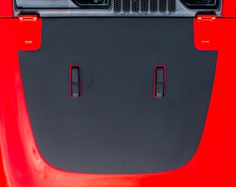 Hood Graphic for Wrangler JL/JLU and Gladiator JT - Matte Black