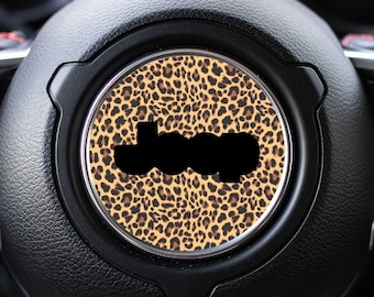 Animal Print Steering Wheel Circle Decal Accessory for Jeep Vehicles