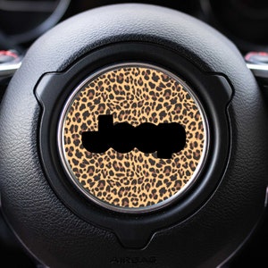 Animal Print Steering Wheel Circle Decal Accessory for Jeep Vehicles
