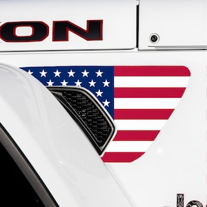 American Flag Fender Vent Decal – Wrangler JL JLU, Gladiator