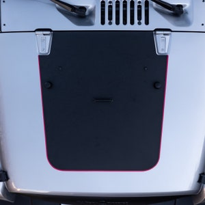 ラングラー JK/JKU 用フードグラフィック - マットブラック
