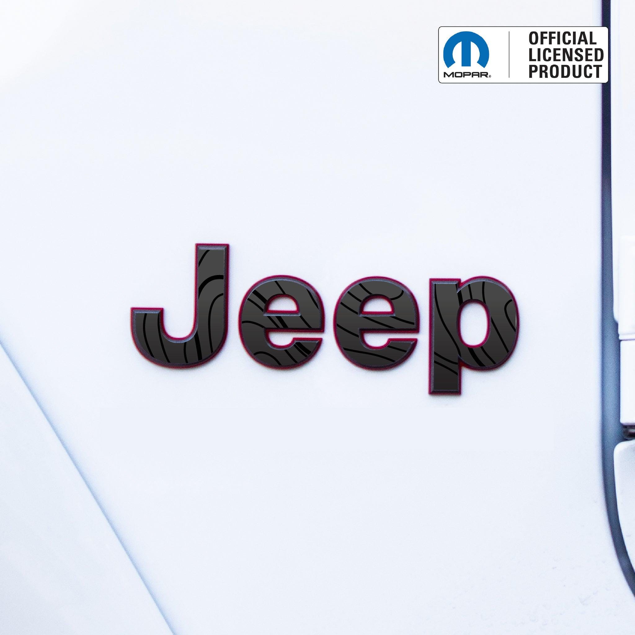 JEEP SCRITTA STEMMA ADESIVO LOGO EMBLEMA RENEGADE CHEROKEE - Foto 3