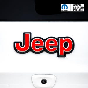JEEP Emblem Overlay Aufkleber - Volltonfarben | Passend für alle Cherokee Modelle ab 2014–2025