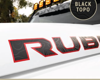 RUBICON Hood Lettering | Set of 2